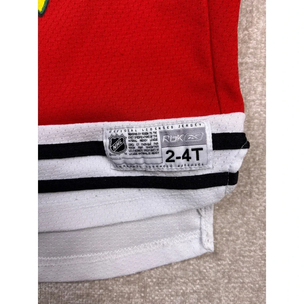 Reebok CCM NHL Chicago Blackhawks Toddler Jersey Red 2-4T Hockey Fan Apparel